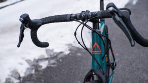 Bike handlebar and frame