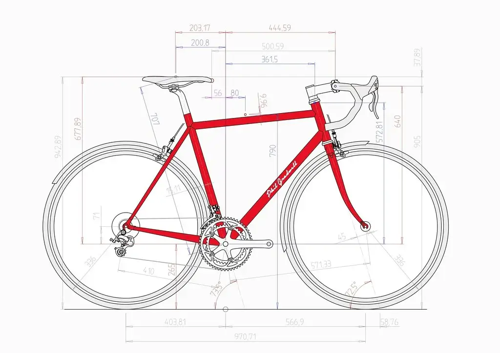 Messungen am Fahrrad